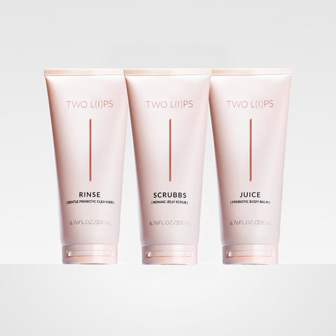 Prebiotic Skincare Set - Two Lips Rinse, Scrubbs & Juice