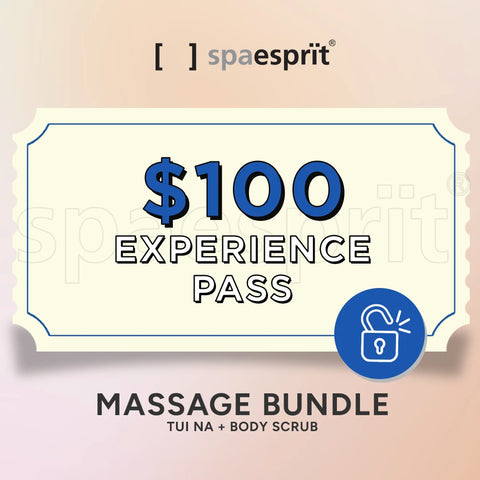 Spa Esprit $100 Experience Pass Tui Na Massage Bundle