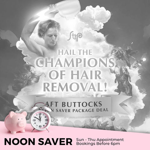 AFT Hair Removal Buttocks - Noon Saver Package Deal