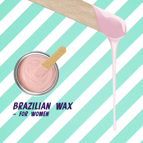 Strip Brazilian Wax Hair Removal - Female (Single Session)