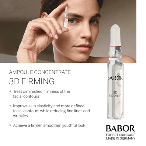 improve facial contours and skin elasticity with Babor 3D Firming
