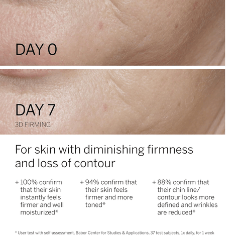 firm and tone face with Babor 3D Firming Serum