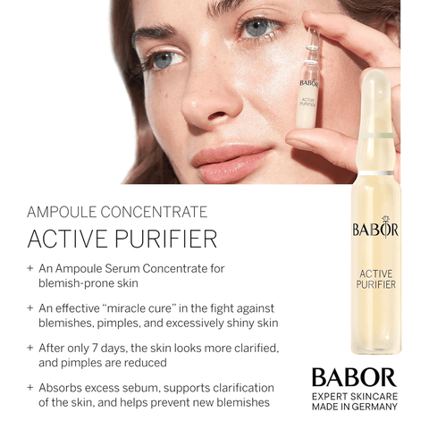 Babor Active Purifier Ampoule Concentrates for blemish-prone skin and pimples