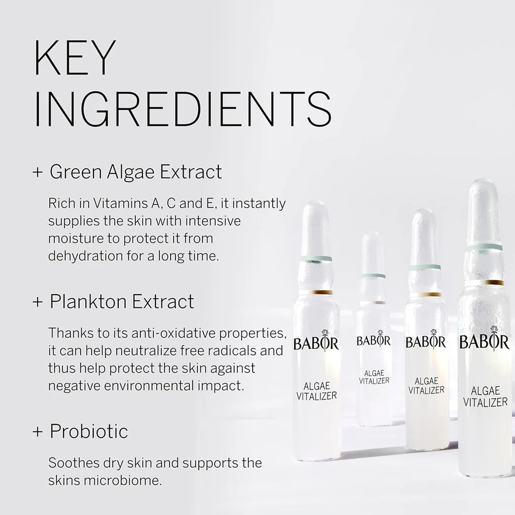 Buy Babor Algae Vitalizer Ampoule Concentrates in Singapore from Beauty Emporium