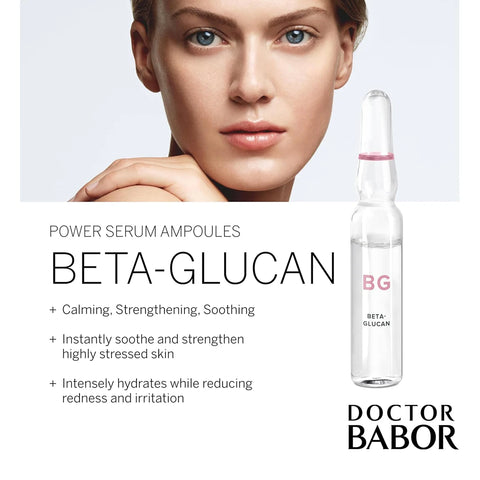 Babor Beta-Glucan Power Serum Ampoules for skin calming, strengthening and soothing | Beauty Emporium