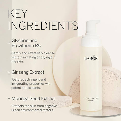 Babor Deep Cleansing Foam Key Ingredients