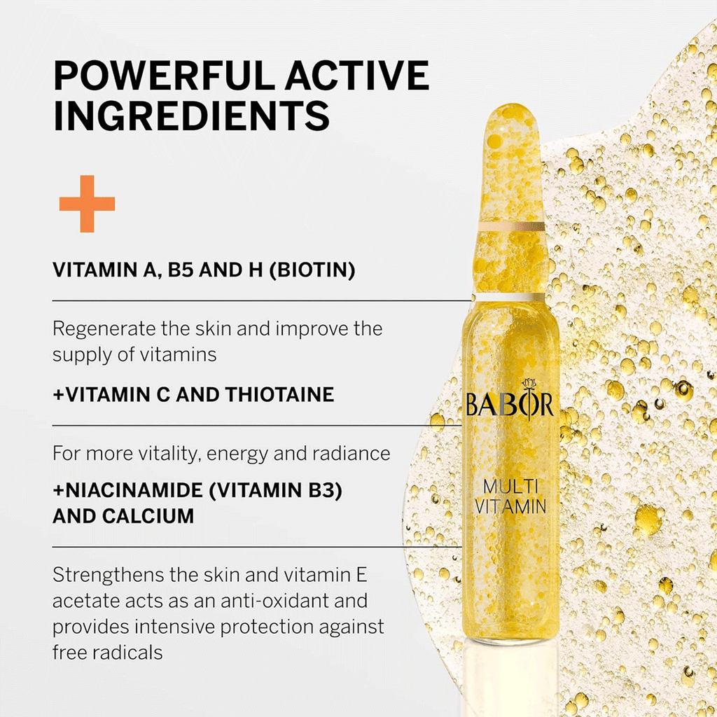 Babor Multi Vitamin Serum for skin regeneration, radiance and strength