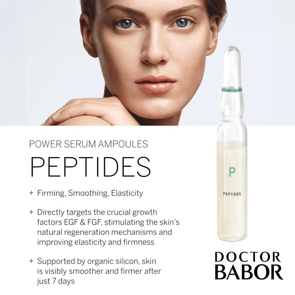 Babor Peptides Power Serum Ampoules For Improved Skin Firming, Smoothing and Elasticity