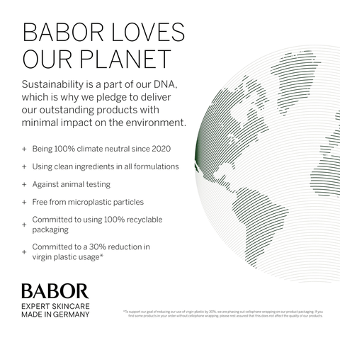 Babor Sustainability Clean Beauty