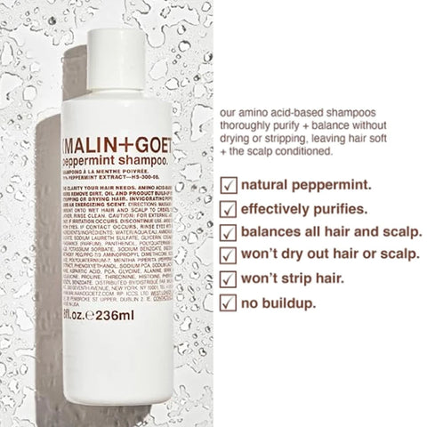 Buy Malin+Goetz hydrating and deep cleansing natural shampoo in Singapore from Beauty Emporium