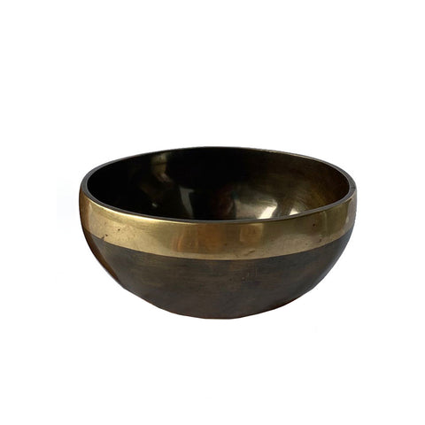 Shima Tibetan Black & Gold Singing Bowl (Small)