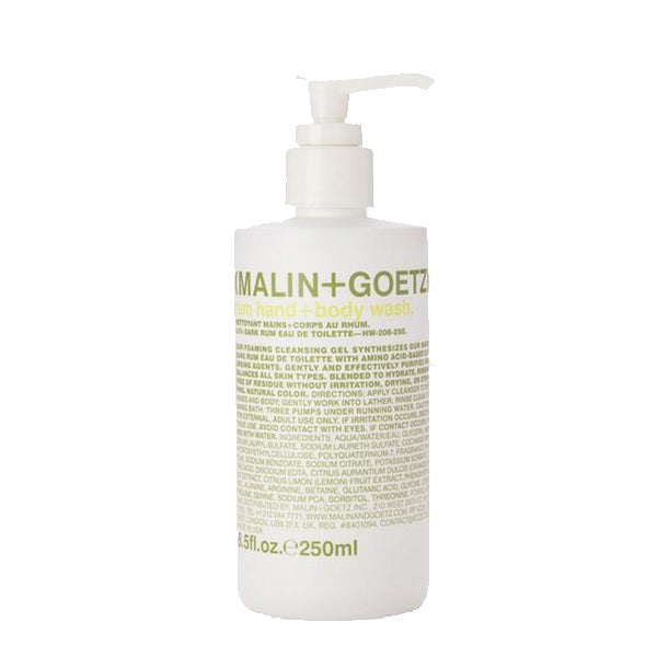 Malin + Goetz Rum Hand + Body Wash Hand Wash Malin+Goetz - Beauty Emporium