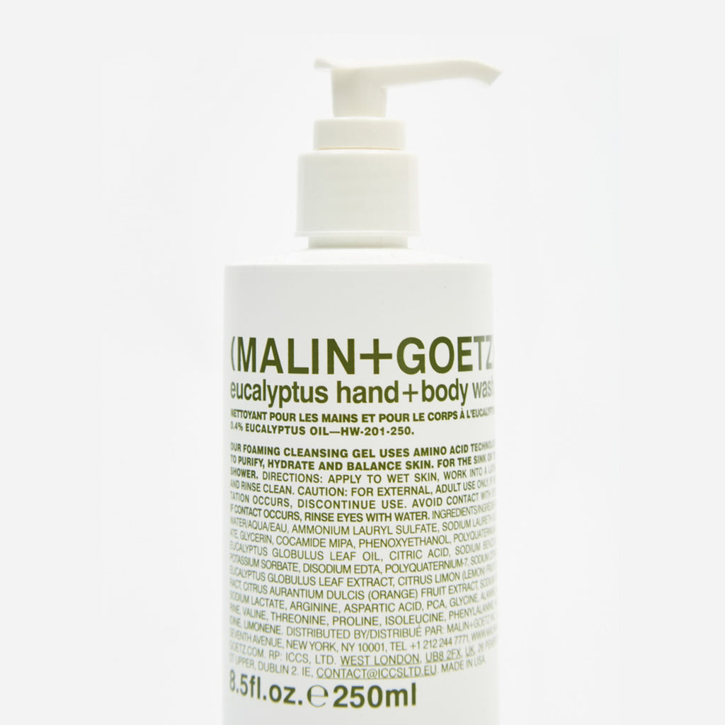 Malin+Goetz Eucalyptus Hand and Body Wash Shower Gel 2