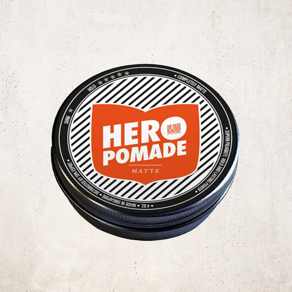 Hero Hair Pomade - Matte Hair Styling Products We Need A Hero - Beauty Emporium
